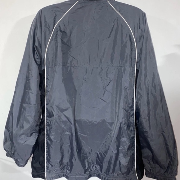 Reebok Men's Charcoal Windbreaker Jacket - Picture 3 of 4